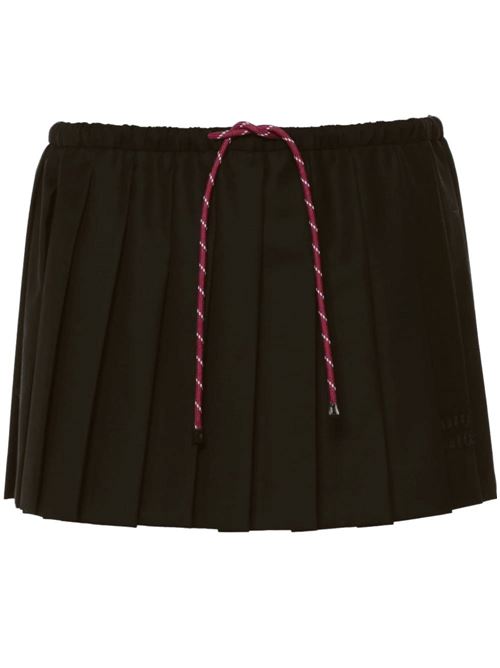 Pleated batavia skirt MIU MIU | MG2240S-OOO11ADF0192